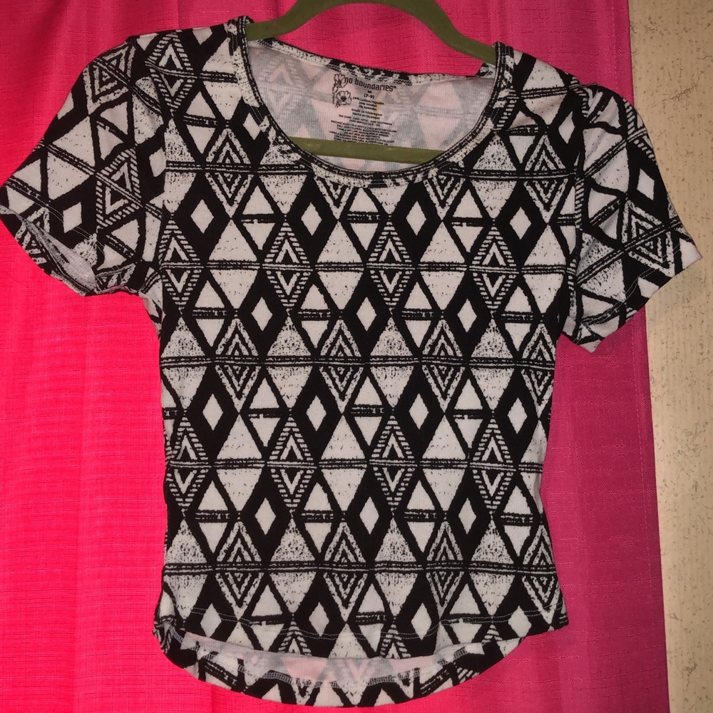 Black & white shirt